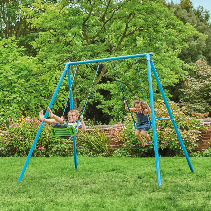 TP Deluxe Double Metal Swing Set with Roped Rapide Seats - TP534 - NEW ARRIVAL