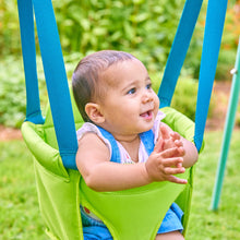 Load image into Gallery viewer, TP Toys Foldaway Baby Swing for Babies Aged 6 Months for Indoor and Outdoor Use. My First Swing Safety Tested - NEW ARRIVAL