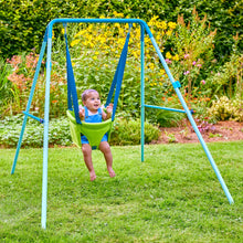 Load image into Gallery viewer, TP Toys Foldaway Baby Swing for Babies Aged 6 Months for Indoor and Outdoor Use. My First Swing Safety Tested - NEW ARRIVAL