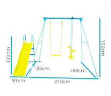 Load image into Gallery viewer, TP Metal Swing Slide &amp; Glide – Multi-Activity Outdoor Set with 6ft Slide - TP535 - NEW ARRIVAL